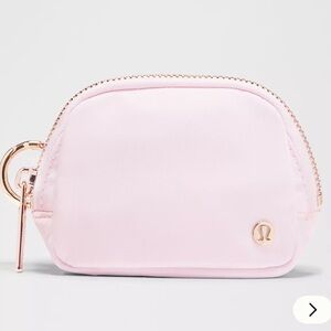 Lululemon Everywhere Belt Bag Nano O/S Pink and gold hardware NWT